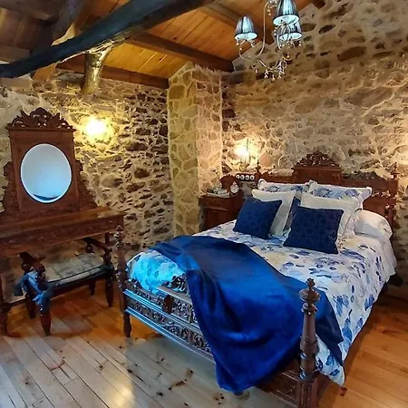 A Casa Dos Avos Es Casa De Piedra De 1850 Con Piscina Y En Plena Naturaleza En Galicia 度假居 *